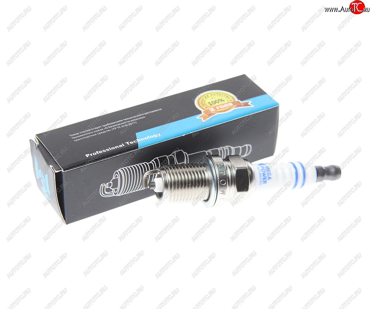106 р. Свеча зажигания HYUNDAI Accent (99-),Sonata 5,Elantra KIA Rio,Cerato,Sorento (1шт.) MEGAPOWER MEGAPOWER 370-31-026  с доставкой в г. Кемерово
