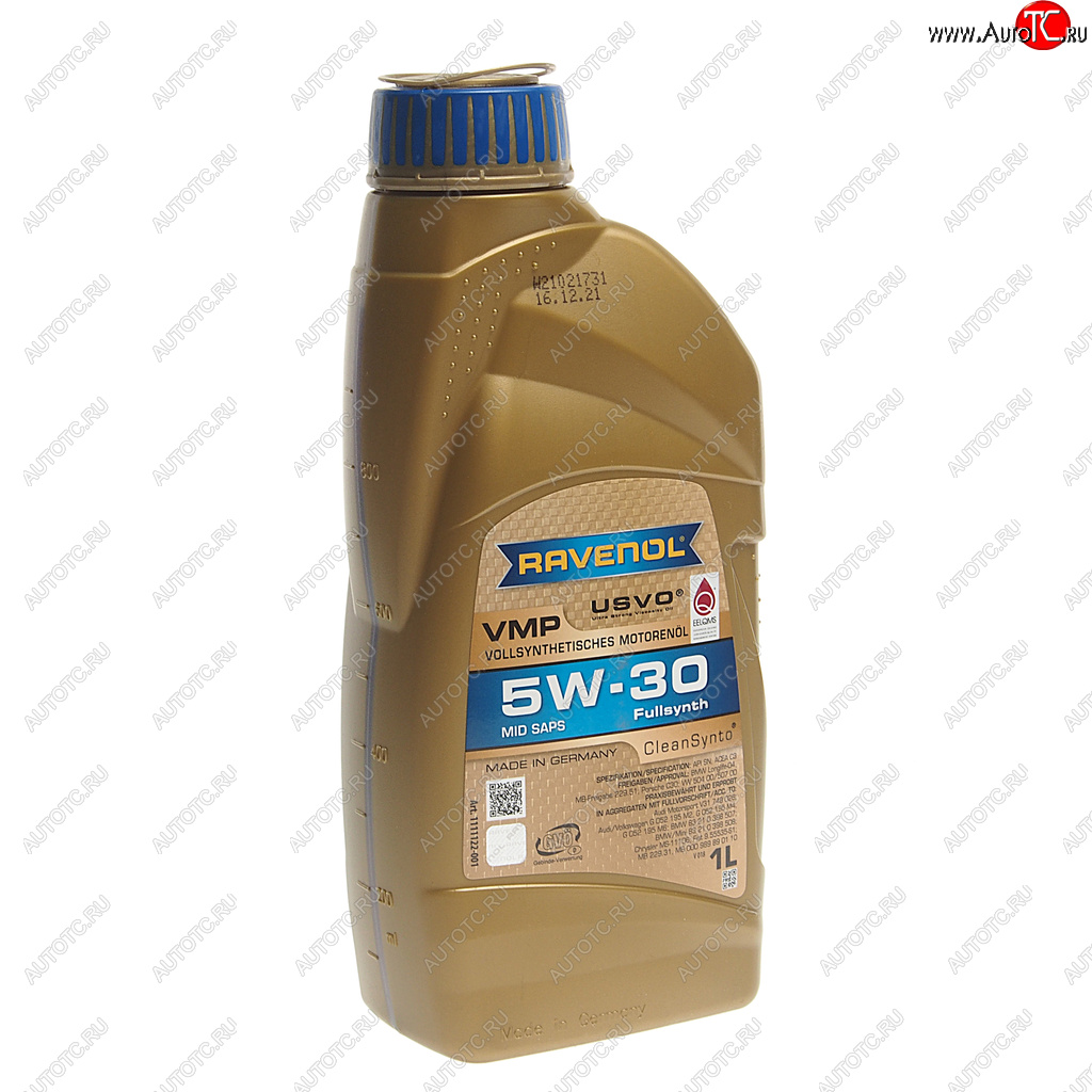 2 599 р. Масло моторное VMP 5W30 синт.1л RAVENOL RAVENOL 1111122-001  с доставкой в г. Кемерово