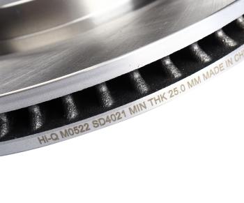 3 499 р. Диск тормозной TOYOTA Camry (06-11-),Rav 4 (06-) LEXUS IS250 передний (1шт.) SANGSIN SANGSIN sd4021  с доставкой в г. Кемерово. Увеличить фотографию 5