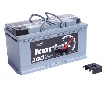 17 299 р. Аккумулятор KORTEX SILVER Dynamic 100Ач обратная полярность KORTEX 6ст100(0) smf600400  с доставкой в г. Кемерово. Увеличить фотографию 2