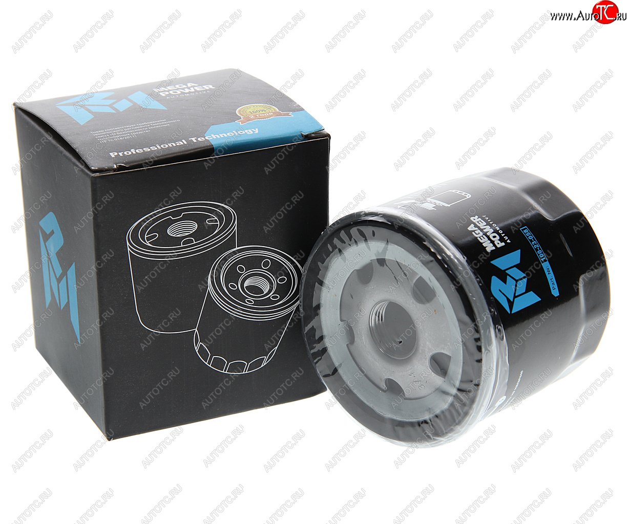 151 р. Фильтр масляный VW SKODA MEGAPOWER MEGAPOWER 100-23-058  с доставкой в г. Кемерово