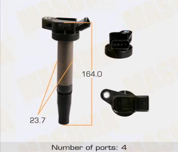 2 899 р. Катушка зажигания TOYOTA Camry (06-) MASUMA MASUMA mic-125  с доставкой в г. Кемерово. Увеличить фотографию 1