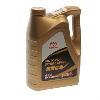 3 999 р. Масло моторное MOTOR OIL SP 08880-84050 синт.4л SAE0W20 (замена 08880-13205) TOYOTA TOYOTA 08880-84050  с доставкой в г. Кемерово. Увеличить фотографию 1