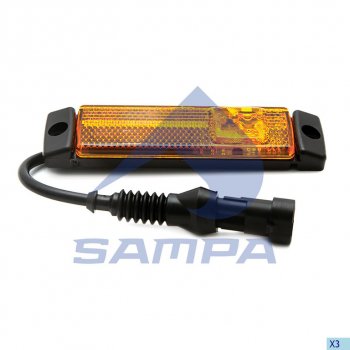 869 р. Плафон DAF CF75,85,XF105 освещения двери SAMPA SAMPA 052.308  с доставкой в г. Кемерово. Увеличить фотографию 1