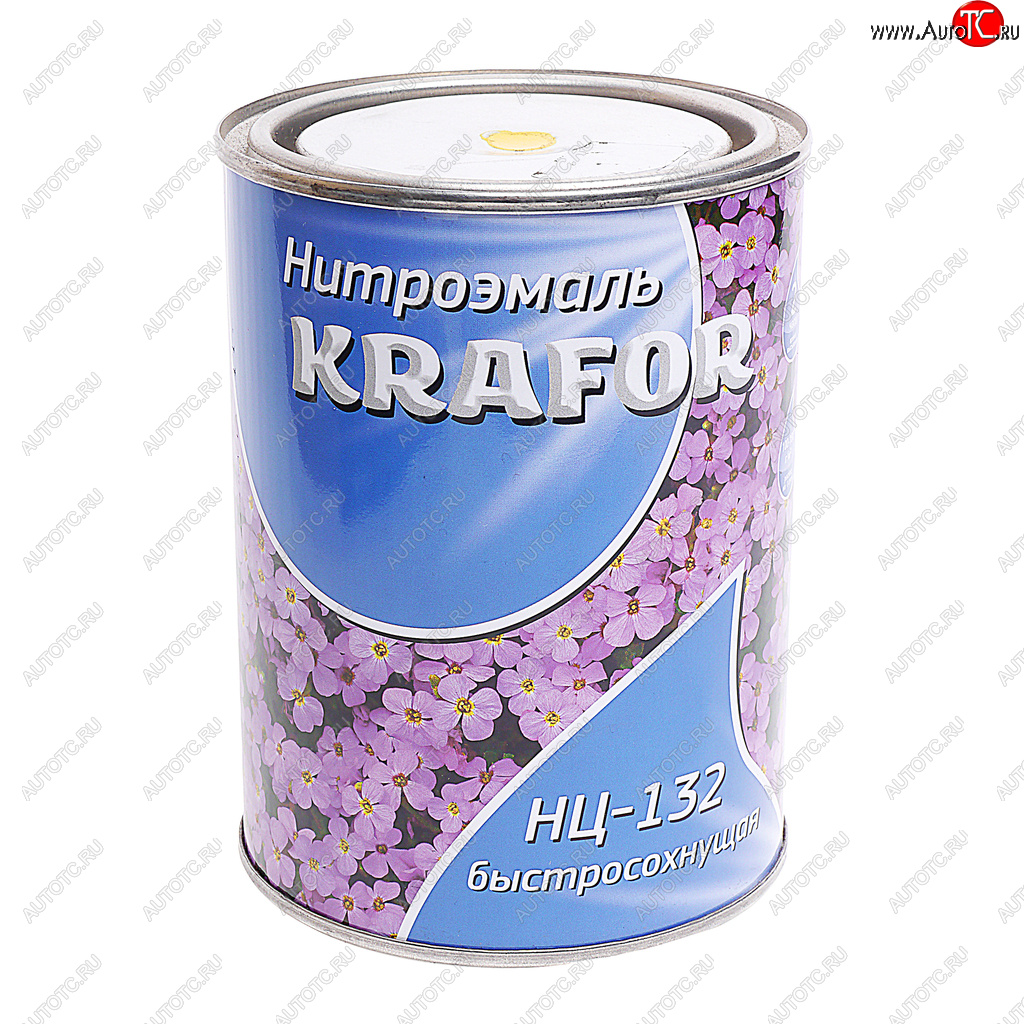 399 р. Краска желтая 700г НЦ-132 KRAFOR KRAFOR 482  с доставкой в г. Кемерово