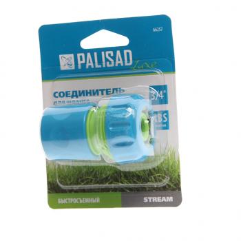 142 р. Соединитель для шланга 34 быстросъемный пластиковый Luxe PALISAD PALISAD 66257  с доставкой в г. Кемерово. Увеличить фотографию 1