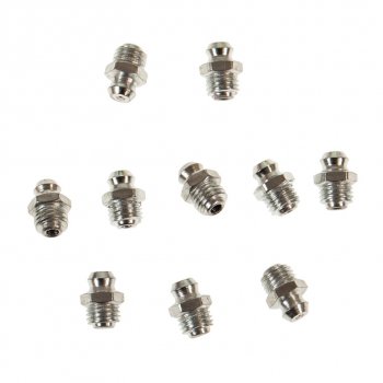 107 р. Пресс-масленка 8мм угловая 10шт. ROCKFORCE ROCKFORCE rf-gn-01-8mm  с доставкой в г. Кемерово. Увеличить фотографию 1