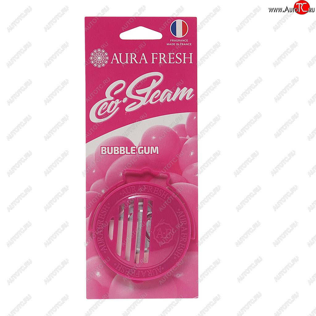 294 р. Ароматизатор на панель приборов древесное волокно (bubble gum) 40г Eco Steam AURA FRESH AURA FRESH 23030  с доставкой в г. Кемерово