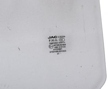 3 079 р. Стекло двери JAC N56,N75,N80,N120 КАМАЗ Компас-5912 левой OE JAC 6103100le01003  с доставкой в г. Кемерово. Увеличить фотографию 3