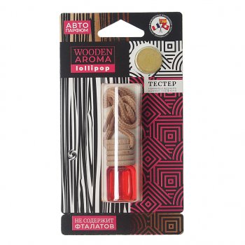 99 р. Ароматизатор подвесной жидкостный (Lollipop серии) с деревянной крышкой Wooden Aroma FOUETTE FOUETTE wa-01 FOUETTE wa-01  с доставкой в г. Кемерово. Увеличить фотографию 1