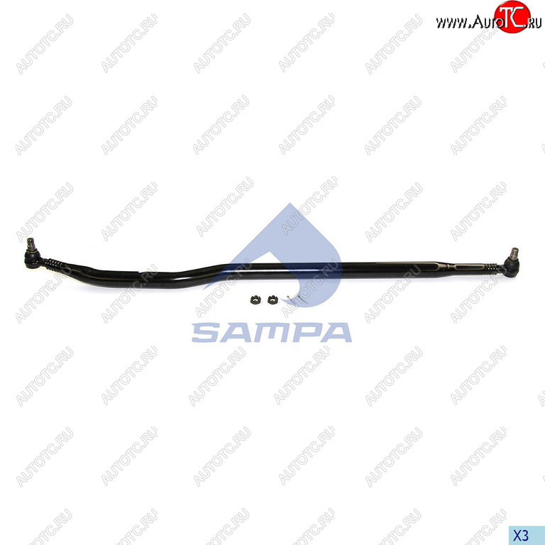 8 949 р. Тяга рулевая MAN продольная L=1800мм SAMPA SAMPA 097.656-01  с доставкой в г. Кемерово