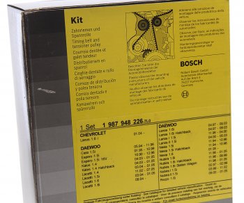 7 799 р. Комплект ГРМ CHEVROLET Aveo,Lacetti,Lanos (1.41.6) BOSCH BOSCH 1987948226  с доставкой в г. Кемерово. Увеличить фотографию 5
