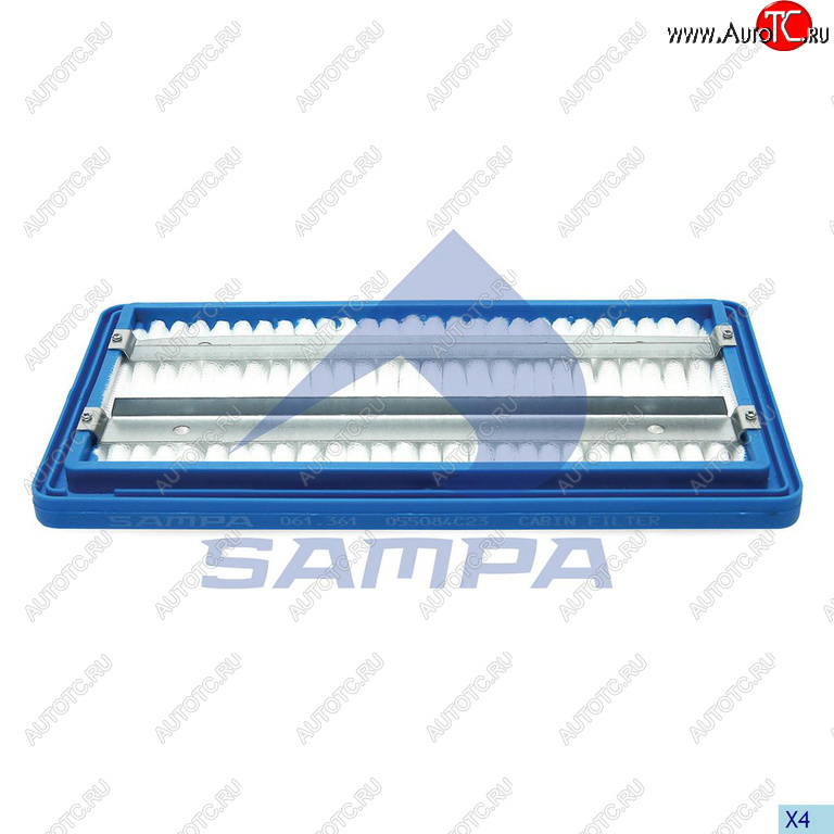 1 299 р. Фильтр IVECO EuroTech вентиляции картера (сапуна) дв.Cursor (прямоугольный) SAMPA SAMPA 061.361-01  с доставкой в г. Кемерово