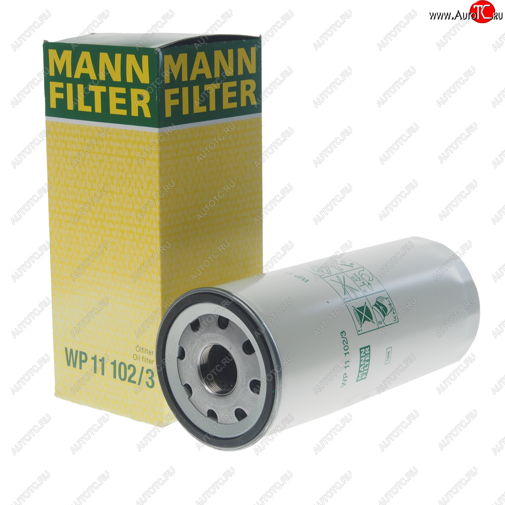 1 759 р. Фильтр масляный VOLVO 6FL,7FL,10FL,12F,12FH,12FL,16FL By-pass MANN MANN wp111023  с доставкой в г. Кемерово