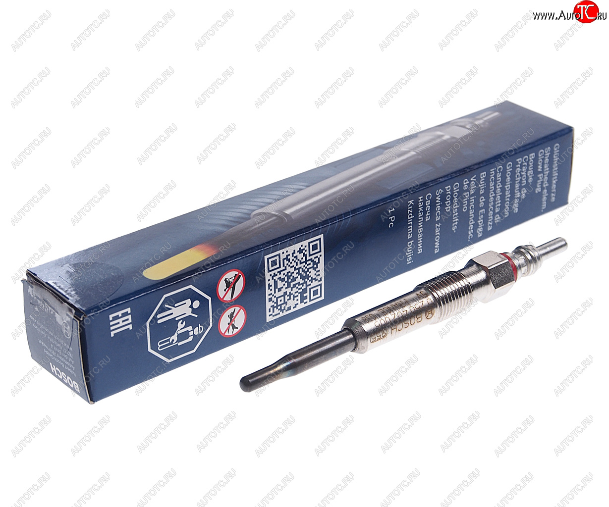 1 199 р. Свеча накаливания VW Passat,T5,Sharan,Golf 5 AUDI A3,A4 SKODA Octavia (1.92.0 TD) BOSCH BOSCH 0250402005  с доставкой в г. Кемерово