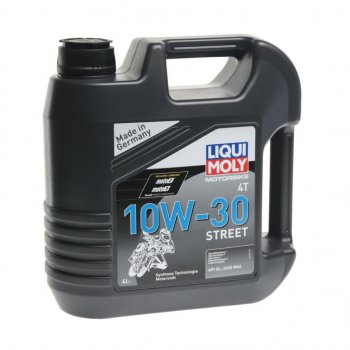 5 199 р. Масло моторное для 4-х тактных двигателей MOTORBIKE 4T STREET 10W30 синт.4л LIQUI MOLY LIQUI MOLY 1688 LIQUI MOLY 1688  с доставкой в г. Кемерово. Увеличить фотографию 1