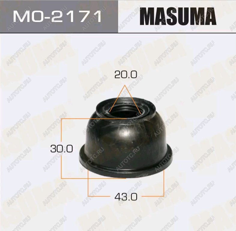 182 р. Пыльник HYUNDAI Sonata (01-05) опоры шаровой MASUMA MASUMA mo2171  с доставкой в г. Кемерово