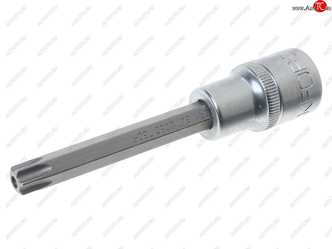 213 р. Бита-головка 12 TORX T50х100мм с отверстием ROCKFORCE ROCKFORCE rf-34710050  с доставкой в г. Кемерово