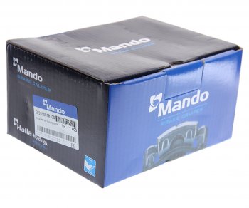15 699 р. Суппорт HYUNDAI Solaris (11-) KIA Rio (11-) задний левый (с колодками) MANDO MANDO ex583001r300  с доставкой в г. Кемерово. Увеличить фотографию 5