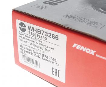 3 479 р. Ступица MITSUBISHI Galant (92-00) передняя с подшипником FENOX FENOX whb73266  с доставкой в г. Кемерово. Увеличить фотографию 3