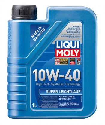 1 499 р. Масло моторное SUPER LEICHTLAUF 10W40 псинт.1л LIQUI MOLY LIQUI MOLY 9503  с доставкой в г. Кемерово. Увеличить фотографию 1