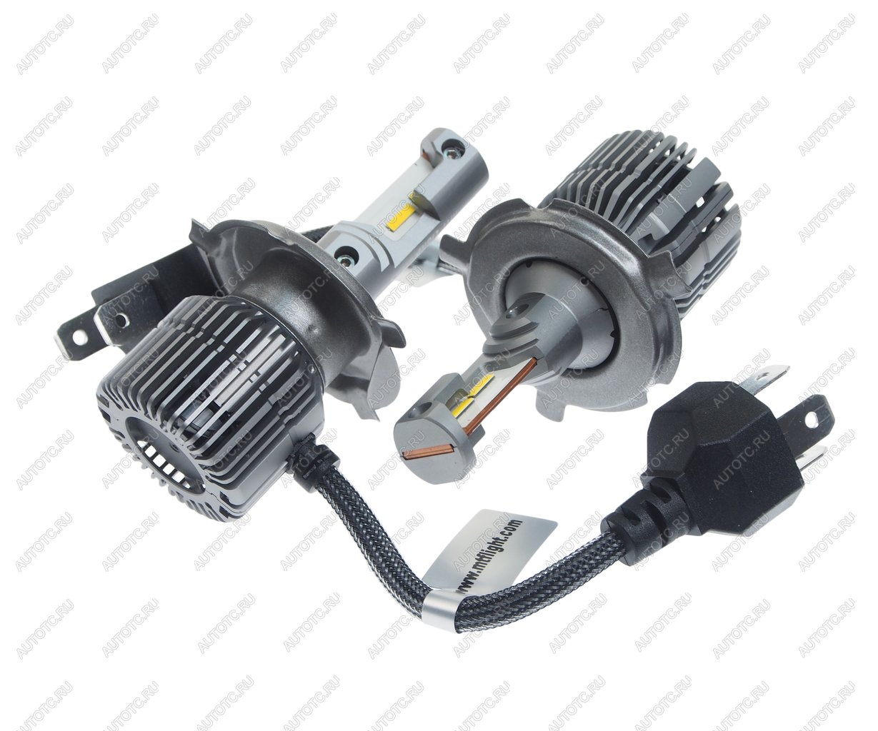 4 389 р. Лампа светодиодная 12V H4 P43t бокс (2шт.) MTF MTF dv04k3  с доставкой в г. Кемерово