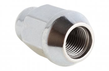 73 р. Гайка колеса М12х1.25х35 конус закрытая ключ 19мм хром RACING RACING 101012  с доставкой в г. Кемерово. Увеличить фотографию 1