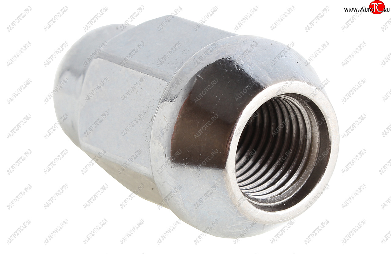 73 р. Гайка колеса М12х1.25х35 конус закрытая ключ 19мм хром RACING RACING 101012  с доставкой в г. Кемерово