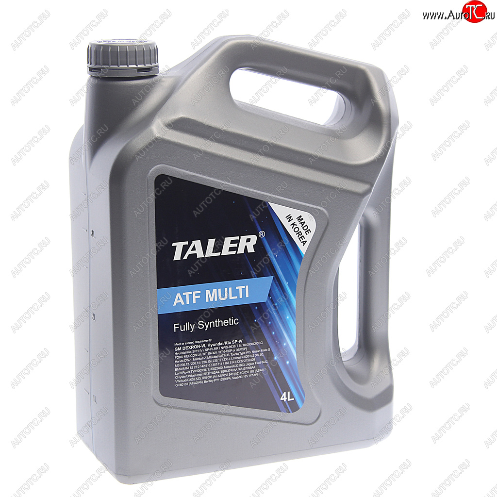 3 399 р. Масло трансмиссионное ATF MULTI синт.4л TALER TALER 500417  с доставкой в г. Кемерово
