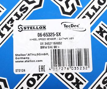 1 559 р. Датчик АБС BMW 3 (E46) (01-05) колеса заднего STELLOX STELLOX 0665325sx  с доставкой в г. Кемерово. Увеличить фотографию 5