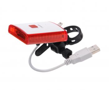 619 р. Фонарь велосипедный задний USB кабель с аккумулятором 300mAh NO NAME xc-142  с доставкой в г. Кемерово. Увеличить фотографию 1