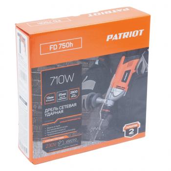 6 549 р. Дрель ударная 710Вт PATRIOT PATRIOT fd750h   с доставкой в г. Кемерово. Увеличить фотографию 4
