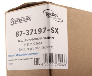 1 019 р. Фонарь задний KRONE KOEGEL MERCEDES левый STELLOX STELLOX 87-37197-sx  с доставкой в г. Кемерово. Увеличить фотографию 4
