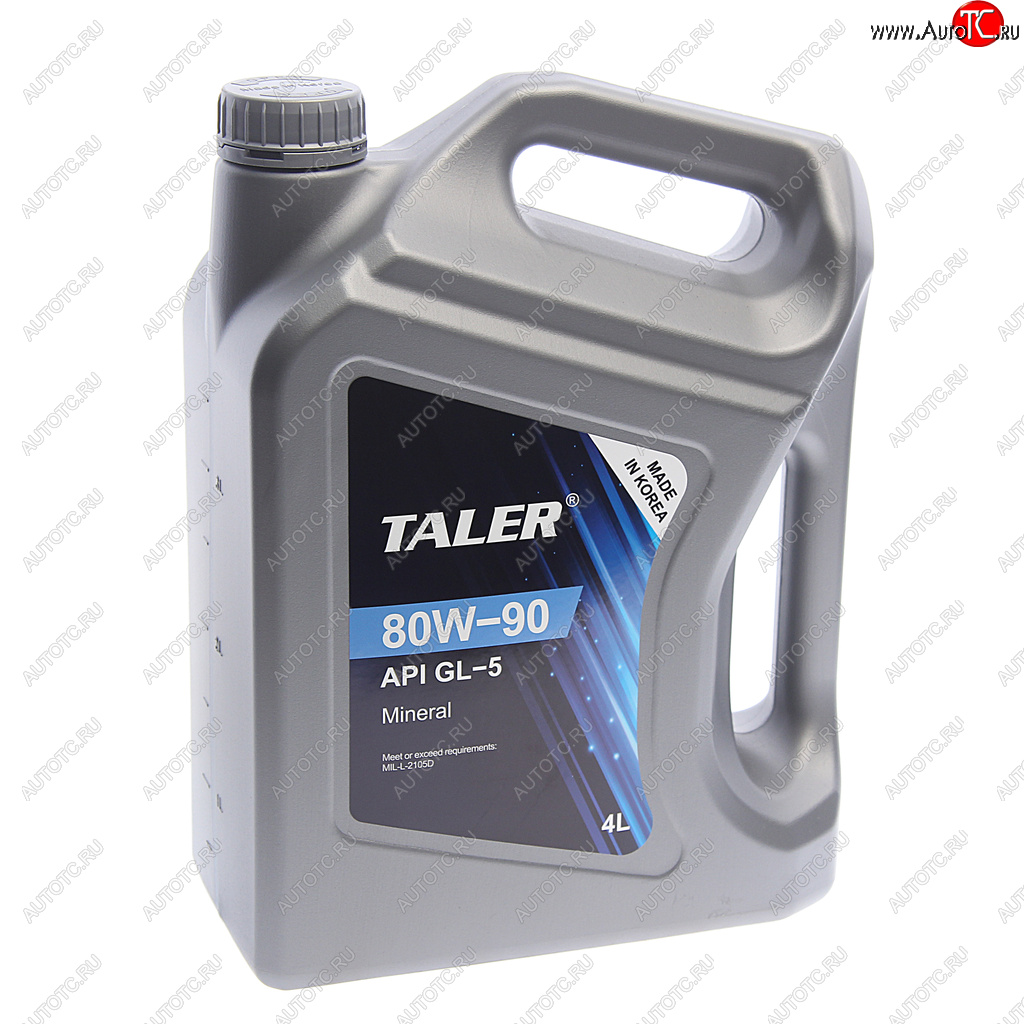 2 499 р. Масло трансмиссионное GL-5 80W90 мин.4л TALER TALER 500415  с доставкой в г. Кемерово