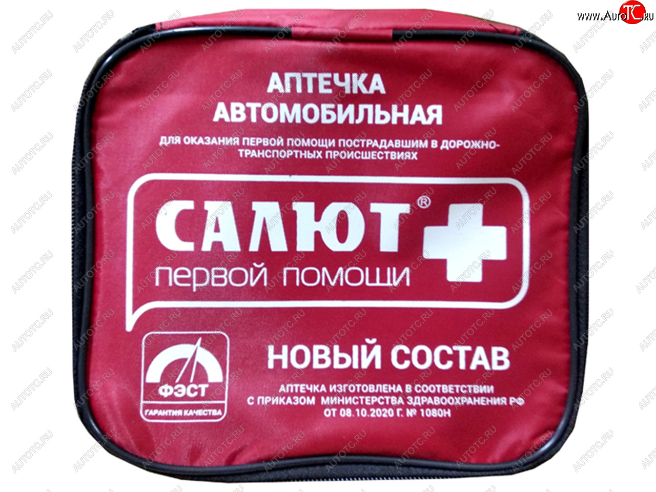 649 р. Аптечка автомобильная САЛЮТ мягкий футляр (Приказ 1080Н) ФЭСТ ФЭСТ 2129  с доставкой в г. Кемерово