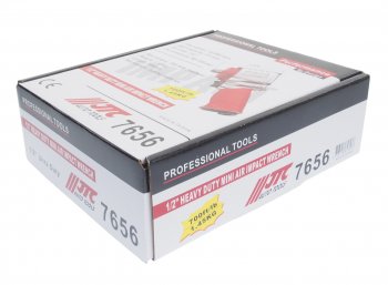 20 649 р. Гайковерт пневматический 12 949Нм 10000обмин. 90-120PSI ударный JTC JTC TOOLS CO., LTD jtc-7656  с доставкой в г. Кемерово. Увеличить фотографию 4