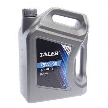 3 599 р. Масло трансмиссионное GL-4 75W90 синт.4л TALER TALER 500412  с доставкой в г. Кемерово. Увеличить фотографию 1