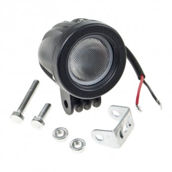 719 р. Фара рабочего света 55мм 24-10W (рассеянный свет) круглая MISTAR MISTAR mis-2410w flood MISTAR mis-2410w flood  с доставкой в г. Кемерово. Увеличить фотографию 2