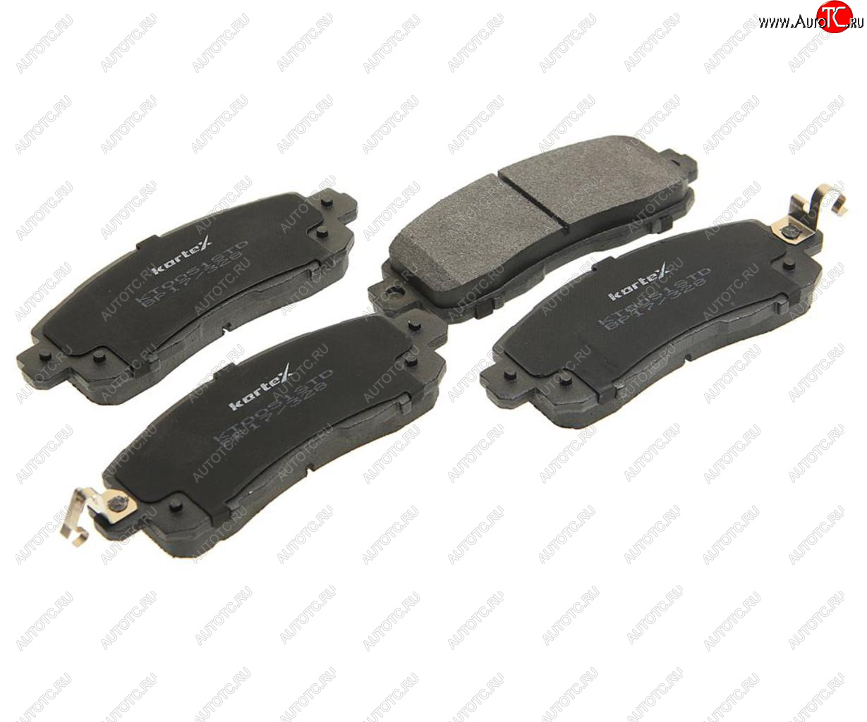 1 559 р. Колодки тормозные передние (4шт.) KORTEX Nissan Teana 3 L33 дорестайлинг (2014-2020)  с доставкой в г. Кемерово