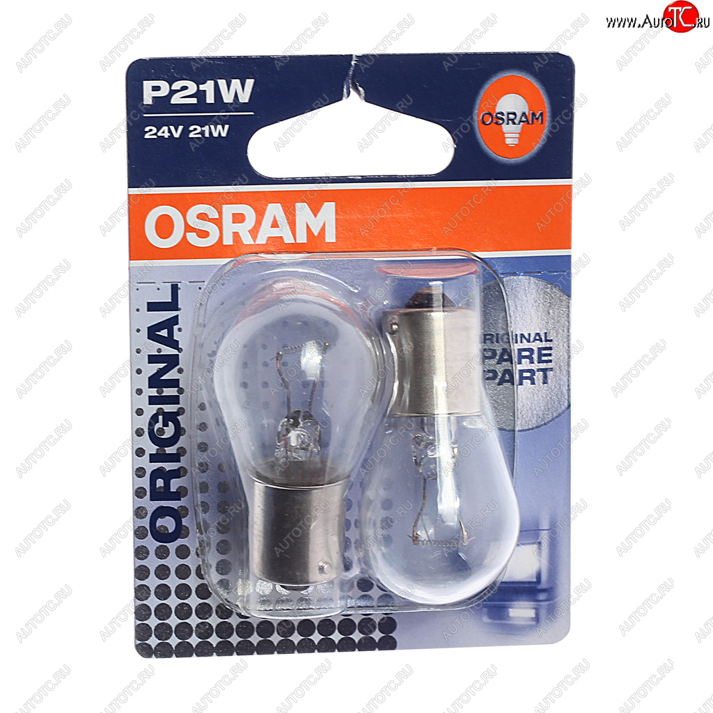 270 р. Лампа 24V P21W BA15s блистер (2шт.) OSRAM OSRAM 7511-02b  с доставкой в г. Кемерово
