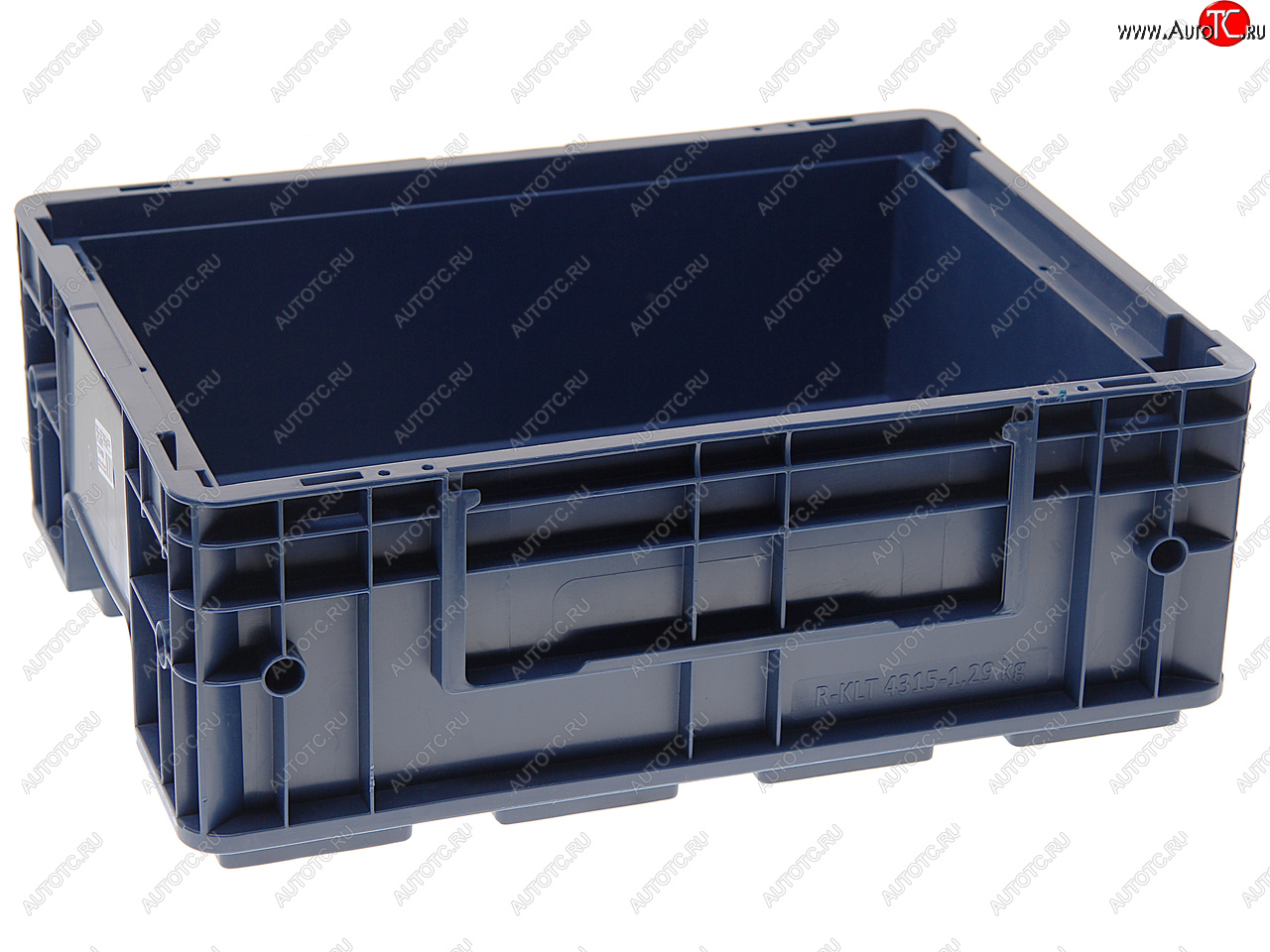 749 р. Ящик полимерный многооборотный 396х297х147.5мм синий IPLAST IPLAST ip-378751  с доставкой в г. Кемерово