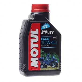 1 169 р. Масло моторное для 4-х тактных двигателей ATV-UTV 4T 10W40 1л MOTUL MOTUL 105878  с доставкой в г. Кемерово. Увеличить фотографию 1
