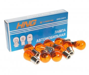 31 р. Лампа 24V PY21W BA15s желтая Amber HNG HNG 24211  с доставкой в г. Кемерово. Увеличить фотографию 1