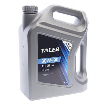 2 369 р. Масло трансмиссионное GL-4 80W90 мин.4л TALER TALER 500414  с доставкой в г. Кемерово. Увеличить фотографию 1