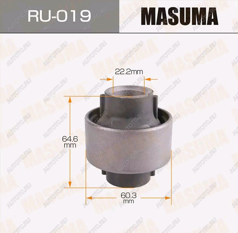 759 р. Сайлентблок TOYOTA Mark 2 рычага переднего MASUMA MASUMA ru-019  с доставкой в г. Кемерово