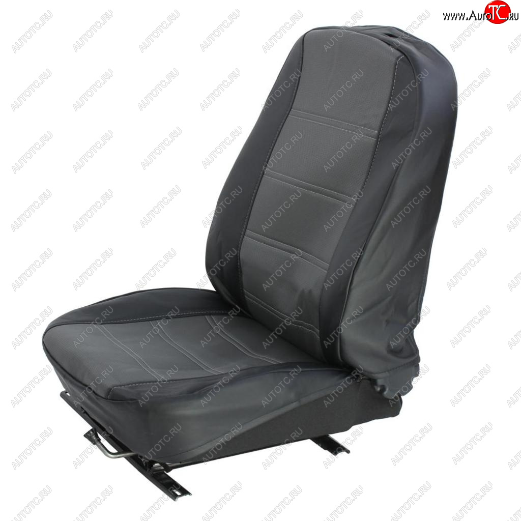 6 799 р. Авточехлы FORD Focus 2,Kuga (05-11) экокожа задний подлокотник черно-серые PANDORA-A PANDORA-A focus2kuga 1bkgy cla  с доставкой в г. Кемерово