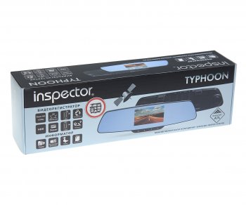 7 999 р. Видеорегистратор в зеркале GPS INSPECTOR INSPECTOR typhoon  с доставкой в г. Кемерово. Увеличить фотографию 6