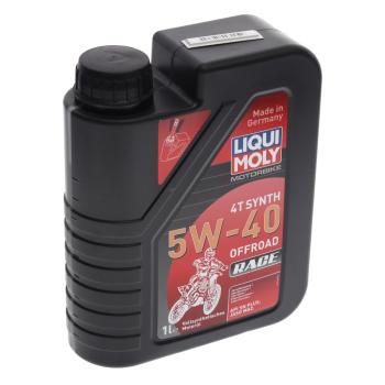 1 999 р. Масло моторное для 4-х тактных двигателей MOTORBIKE 4T OFFROAD RACE 5W40 синт.1л LIQUI MOLY LIQUI MOLY 3018  с доставкой в г. Кемерово. Увеличить фотографию 1