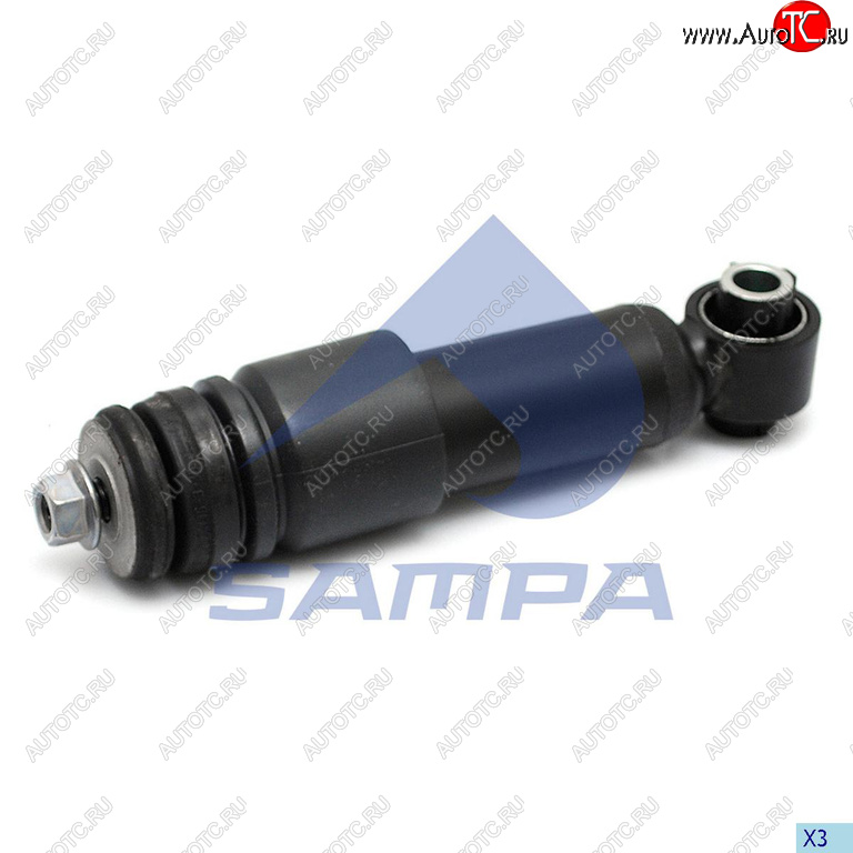 1 999 р. Амортизатор VOLVO FH4 кабины задний горизонтальный SAMPA SAMPA 034.224-01  с доставкой в г. Кемерово