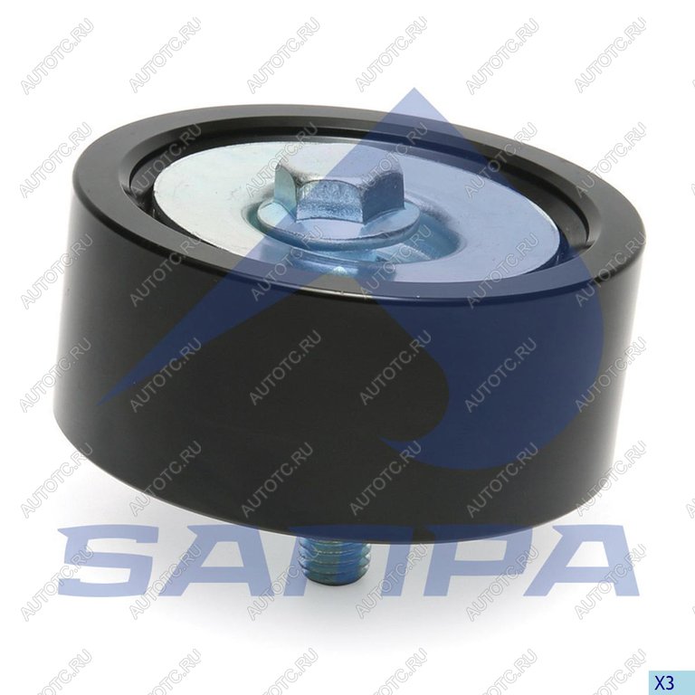 4 099 р. Ролик приводного ремня DAF натяжителя SAMPA SAMPA 054.213  с доставкой в г. Кемерово